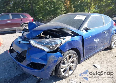 2017 Hyundai Veloster from USA, damaged, VIN KMHTC6AD4HU321421